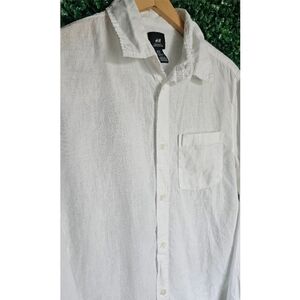 H&M Linen Mix Button Up